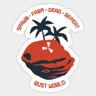 Rust - Rust World [ clean ] Sticker